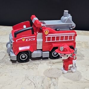Nickelodeon Paw Patrol Marshall‎ with fire Truck Kid Toy